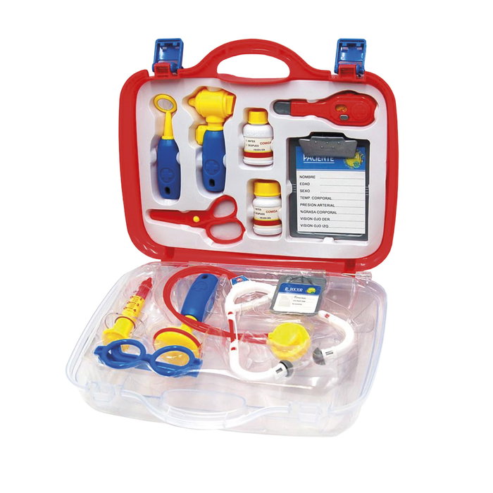 Tachan Maletin Doctor Deluxe Educativo 12 Piezas + Libro