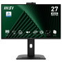 MSI PRO MP275QPDGDE Monitor 27 Pulgadas IPS WQHD 2560x1440, 100 Hz, 4 ms, 178º, Adaptive Sync, USB Hub, Altavoces, VESA, Negro