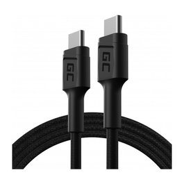 Green Cell Cable USB-C a USB-C PowerStream QC 3.0 Ultra Charge 120cm Negro