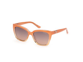 Guess GU7878-5544F con cristales marrones y detalles naranjas