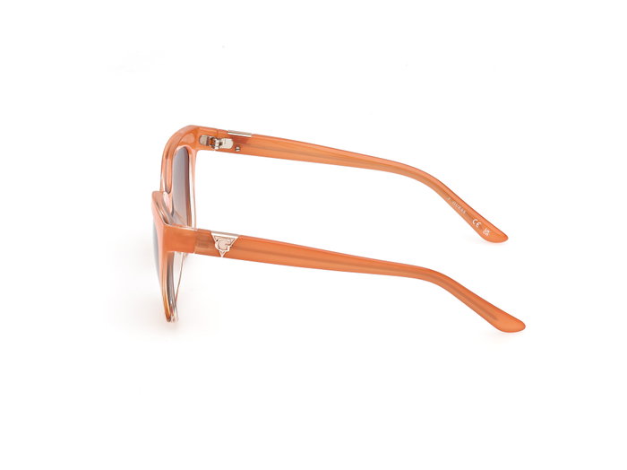 Guess GU7878-5544F con cristales marrones y detalles naranjas