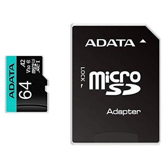 Adata microSDXC de 64GB con adaptador Adata microSDXC de 64GB con adaptador