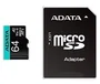 ADATA Premier Pro 64 GB MicroSDXC Tarjeta de Memoria Clase 10 UHS-I U3 V30 A2 (100 MB/s) con Adaptador SD