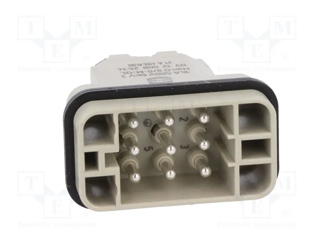HARTING Conector HDC Han Q Macho 8+PE