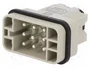 HARTING Conector HDC Han Q Macho 8+PE