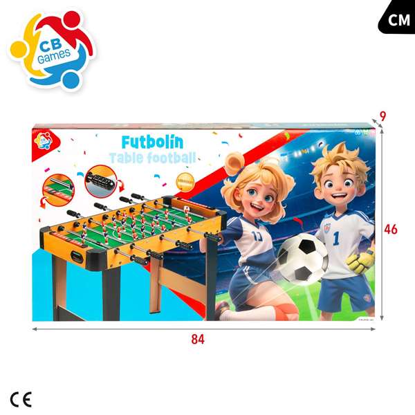 Color Baby Futbolín de Madera 91X46X65 Cm