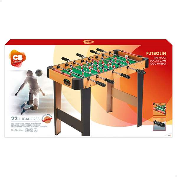 Color Baby Futbolín de Madera 91X46X65 Cm