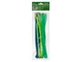 Liderpapel Limpiapipas de chenilla 30 cm colores mate surtidos, bolsa de 30 unidades