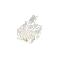 EQUIP Conector Modular RJ-12 (6P4C) 121121, 100 unidades