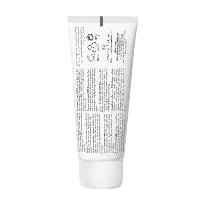 A-Derma DERMALIBOUR+ cica-crema reparadora 100 ml para piel seca y sensible, vegana, sin fragancia