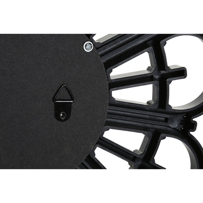 DKD Home Decor Espejo Scandi Dorado Negro Set de 3 Piezas Cristal PP 2 x 25 x 25 cm