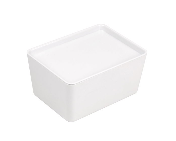 Confortime Caja Ordenadora Multiusos con Tapa 17.5 cm x 13 cm x 8.5 cm (12 Unidades)