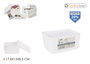 Confortime Caja Ordenadora Multiusos con Tapa 17.5 cm x 13 cm x 8.5 cm (12 Unidades)