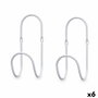 Colgadores Gift Decor Blanco Metal Set 2 Piezas (6 Unidades)