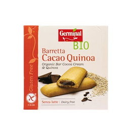 Germinal Bio Barrita Sin Gluten de Quinoa Rellena de Crema de Cacao