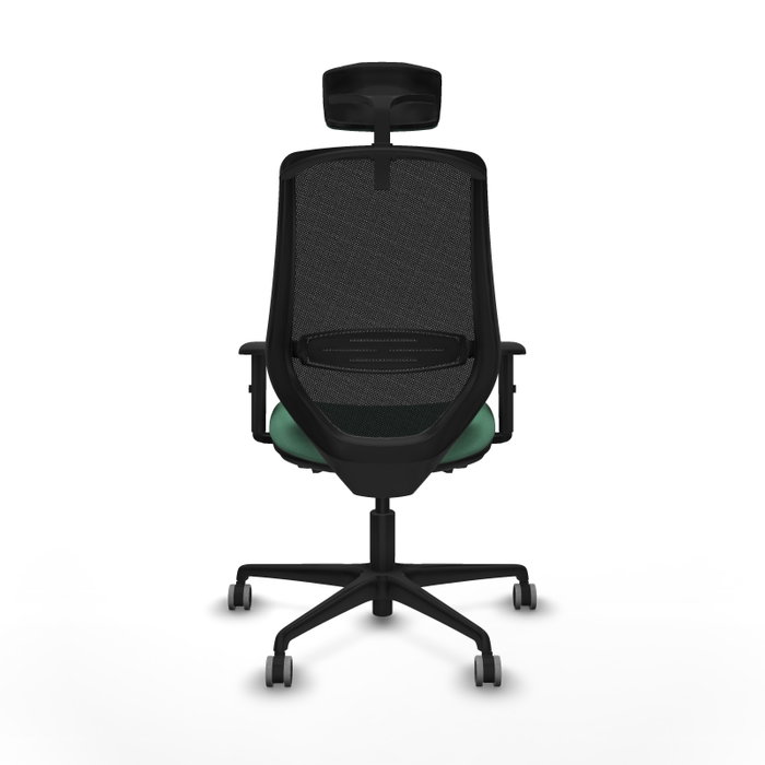 PIQUERAS Y CRESPO Silla de oficina Mardos con mecanismo Sincro/Traslack Verde esmeralda