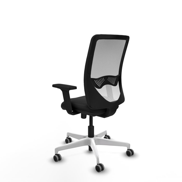 PIQUERAS Y CRESPO Silla de oficina Zulema con mecanismo Sincro, Negro/Blanco PIQUERAS Y CRESPO Silla de oficina Zulema con mecanismo Sincro, Negro/Blanco
