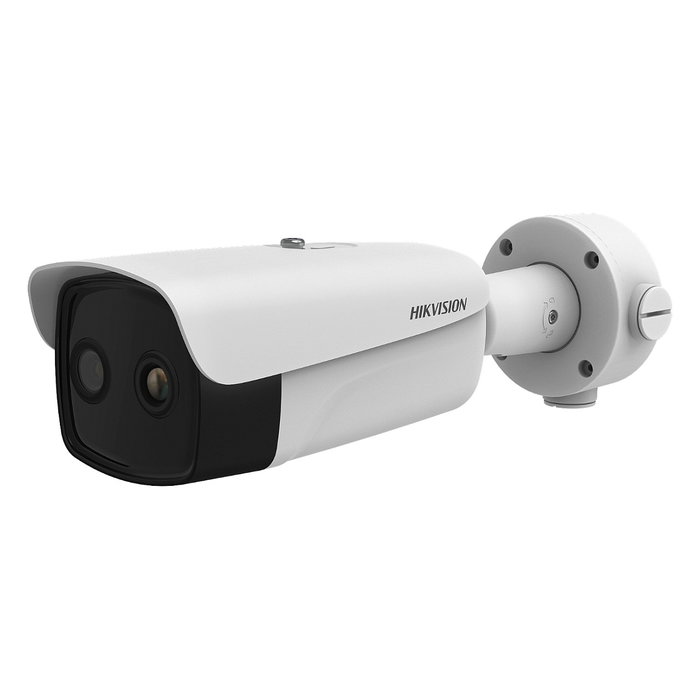 Hikvision DS-2TD2637T-10/QY Cámara de Seguridad IP Termográfica 384x288 Exterior Bullet, Visión Nocturna 40m, 4MP, IP67, PoE
