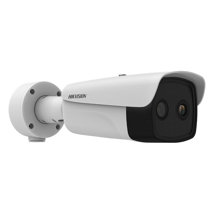 Hikvision DS-2TD2637T-10/QY Cámara de Seguridad IP Termográfica 384x288 Exterior Bullet, Visión Nocturna 40m, 4MP, IP67, PoE