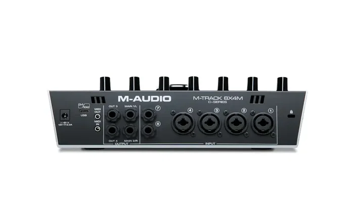M-Audio M-Track 8X4M - Interfaz de Audio USB con 2 Mic Preamps, 2 Entradas Hi-Z