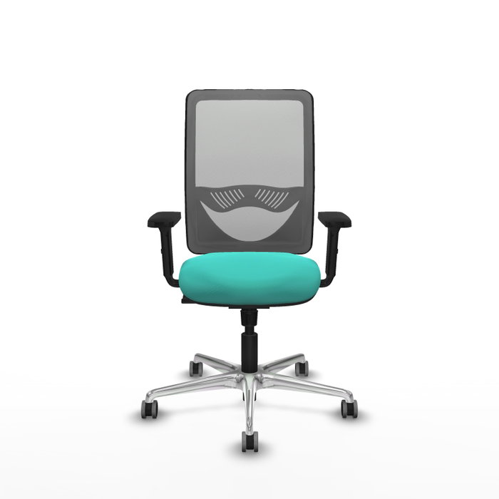 PIQUERAS Y CRESPO Silla de oficina Zulema con mecanismo Sincro, Turquesa y Gris PIQUERAS Y CRESPO Silla de oficina Zulema con mecanismo Sincro, Turquesa y Gris