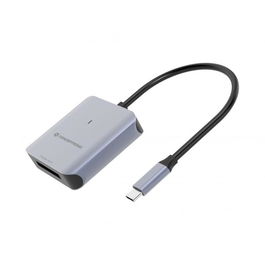 Conceptronic Lector de Tarjetas USB-C, BIAN08G, Lector Tarjetas Memoria Externo, USB 3.2 Gen 2, Gris, 10 Gbps, Soporte 2TB