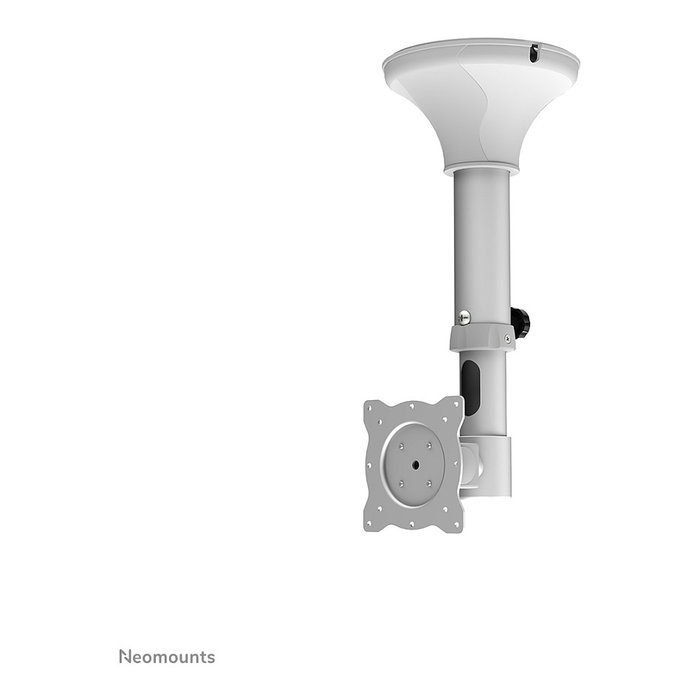 Newstar Soporte de techo FPMA-C025SILVER para 1 pantalla de 10" a 30", giratorio e inclinable