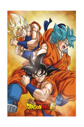 Sd Toys Póster 3D Champa y Goku States Dragon Ball Super 58x38 cm
