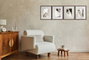 DKD Home Decor Cuadros Cristal PS Abstracto Surtido de 4 - 40x50 cm