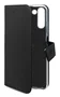 Celly WALLY Funda cartera para Samsung Galaxy A15 5G / A15 4G (6.5") con soporte y bolsillos, imitación piel negro