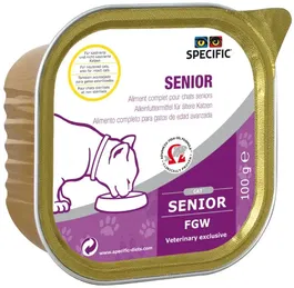Specific Feline Senior Fgw Caja 7x100 gr Alimento Húmedo para Gatos Adultos Mayores de 8 Años