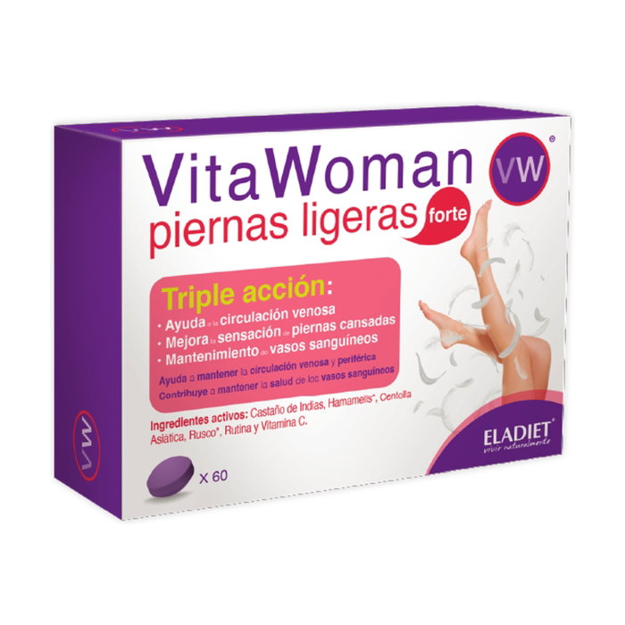 ELADIET Vitawoman Piernas Ligeras Forte 60 comprimidos