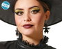 Accesorio Halloween 2025 Pendientes De Espantapájaros Negro Diseño Terrorífico Para Disfraz Bruja O Cosechador Maldito