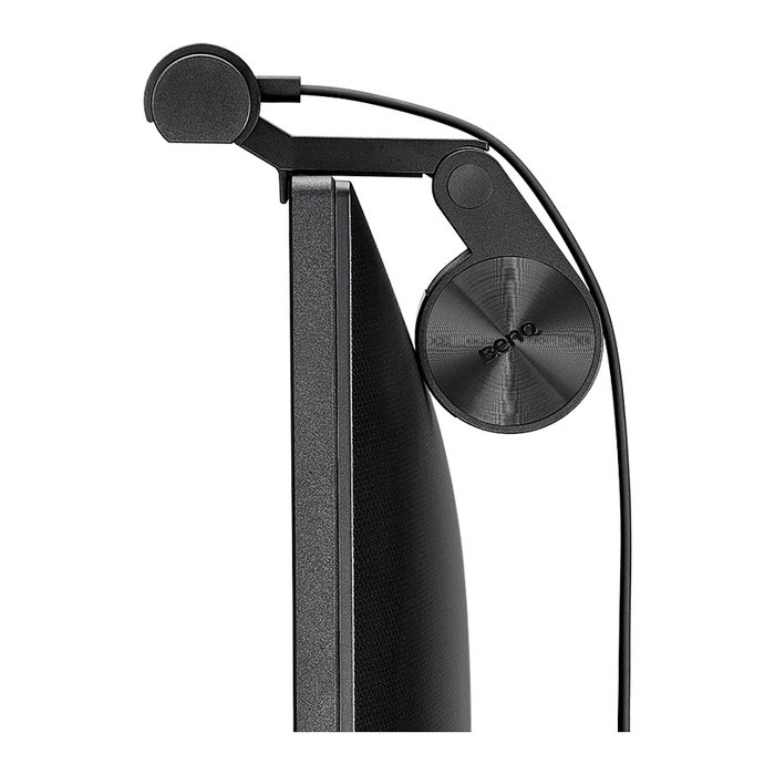 BenQ ScreenBar Monitorlampe LED de Escritorio, Negro, Aluminio y PC, 930 lm, CRI 95, Sin Parpadeos, Control por Botones, USB, para Monitor, Ref. Screenbar