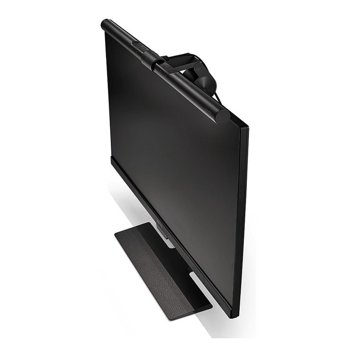 BenQ ScreenBar Monitorlampe LED de Escritorio, Negro, Aluminio y PC, 930 lm, CRI 95, Sin Parpadeos, Control por Botones, USB, para Monitor, Ref. Screenbar