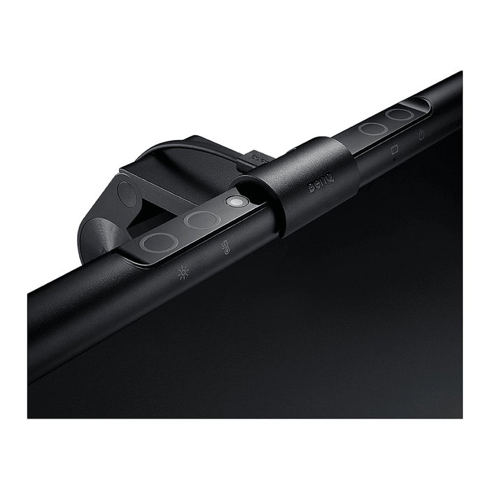 BenQ ScreenBar Monitorlampe LED de Escritorio, Negro, Aluminio y PC, 930 lm, CRI 95, Sin Parpadeos, Control por Botones, USB, para Monitor, Ref. Screenbar
