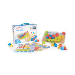 MINILAND Superpegs 32 Piezas Bright Colors