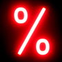 Green Ice Signo LED Neon % (128x161x38 mm)