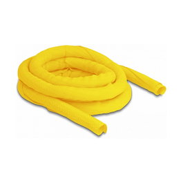 DeLOCK Manga tejida de cierre automático resistente al calor 2 m x 16 mm Amarillo
