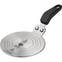 Bialetti Placa adaptador de inducción 13cm, Negro y Acero inoxidable