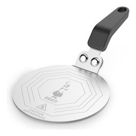 Bialetti DCDESIGN08 Placa de Inducción Metal Negro Acero Inoxidable 13 cm
