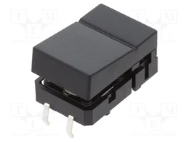Aratas Interruptor de teclado B3J-1100 SPST-NO negro THT