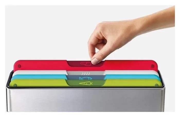 Joseph Joseph Folio Icon Steel Juego de 4 tablas de cortar multicolor
