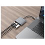 Conceptronic DONN18G Docking Station 3-en-1 USB-C a HDMI, USB 3.0 y USB-C PD 100W, Gris