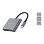 Conceptronic DONN18G Docking Station 3-en-1 USB-C a HDMI, USB 3.0 y USB-C PD 100W, Gris