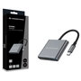 Conceptronic DONN18G Docking Station 3-en-1 USB-C a HDMI, USB 3.0 y USB-C PD 100W, Gris
