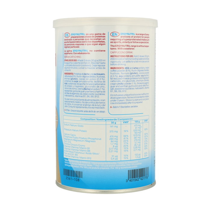 Nutergia Ergynutril Proteína Capuchino 300g Nutergia Ergynutril Proteína Capuchino 300g