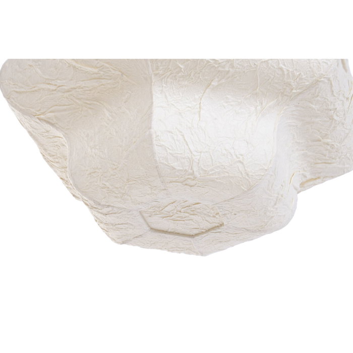DKD Home Decor Lámpara de Techo de Papel y Acero 48,5x48,5x44,4 cm