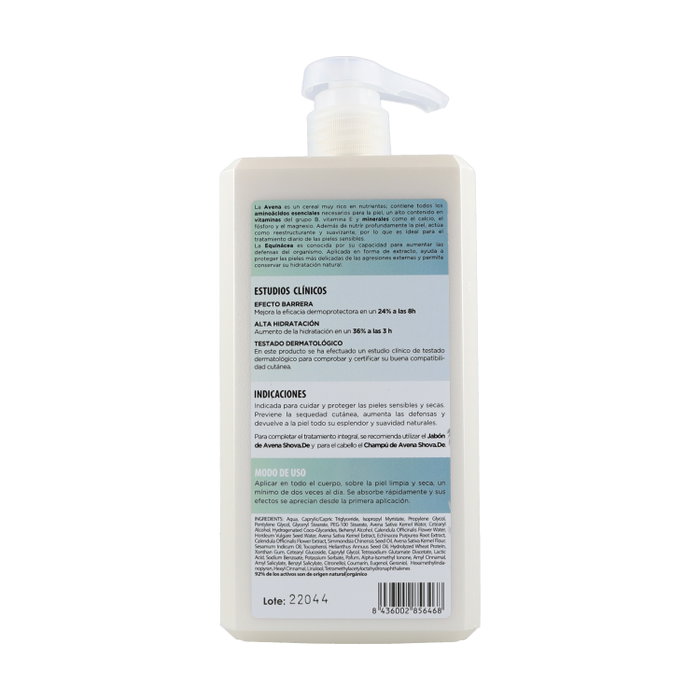 Shovade Leche Corporal de Avena 1L Shovade Leche Corporal de Avena 1L