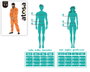 Disfraz Adulto Hombre Preso Sangriento Psicópata Canibal Halloween Tallas M y L - Mono Naranja